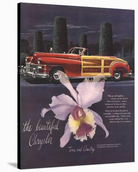 The Beautiful Chrysler-Orchid-null-Stretched Canvas