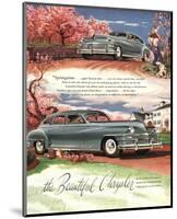 The Beautiful Chrysler-null-Mounted Art Print