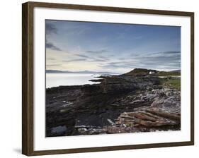 The Beautiful Coastline of the Applecross Peninsula at Ardban, Ross Shire, Scotland, United Kingdom-Jon Gibbs-Framed Photographic Print