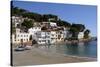 The Beautiful Cove of Sa Tuna, Near Begur, Costa Brava, Catalonia, Spain, Mediterranean, Europe-Robert Harding-Stretched Canvas