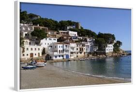 The Beautiful Cove of Sa Tuna, Near Begur, Costa Brava, Catalonia, Spain, Mediterranean, Europe-Robert Harding-Framed Photographic Print