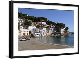 The Beautiful Cove of Sa Tuna, Near Begur, Costa Brava, Catalonia, Spain, Mediterranean, Europe-Robert Harding-Framed Photographic Print