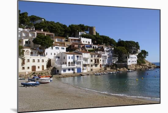 The Beautiful Cove of Sa Tuna, Near Begur, Costa Brava, Catalonia, Spain, Mediterranean, Europe-Robert Harding-Mounted Photographic Print