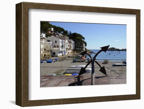 The Beautiful Cove of Sa Tuna, Near Begur, Costa Brava, Catalonia, Spain, Mediterranean, Europe-Robert Harding-Framed Photographic Print