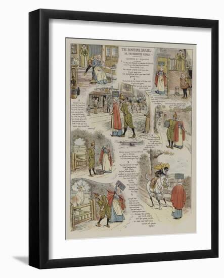 The Beautiful Damsel; or the Undaunted Female-William Ralston-Framed Giclee Print