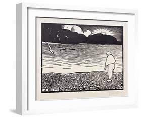 The Beautiful Evening-Félix Vallotton-Framed Giclee Print
