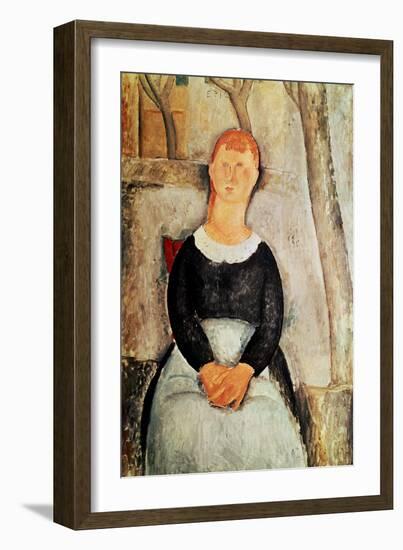 The Beautiful Grocer-Amedeo Modigliani-Framed Giclee Print