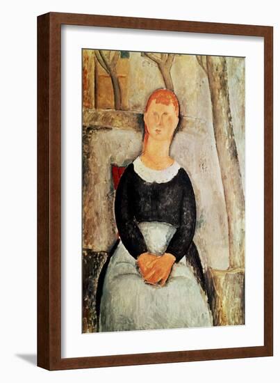 The Beautiful Grocer-Amedeo Modigliani-Framed Giclee Print