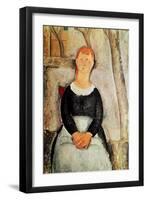 The Beautiful Grocer-Amedeo Modigliani-Framed Giclee Print