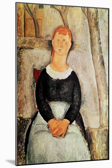 The Beautiful Grocer-Amedeo Modigliani-Mounted Giclee Print