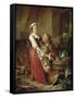 The Beautiful Kitchen Maid-Francois Boucher-Framed Stretched Canvas