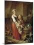 The Beautiful Kitchen Maid-Francois Boucher-Mounted Giclee Print