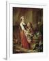 The Beautiful Kitchen Maid-Francois Boucher-Framed Giclee Print