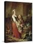 The Beautiful Kitchen Maid-Francois Boucher-Stretched Canvas