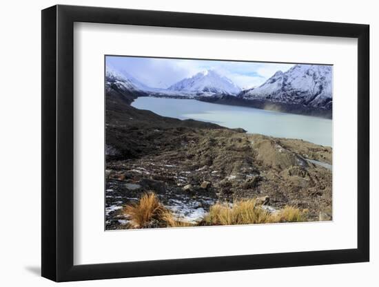 The Beautiful Mueller Glacier Lake at the Head of the Kea Point Track in Mt-Paul Dymond-Framed Photographic Print