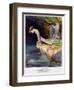 The Beautiful Narcissus, Caricature Engraved by D'Aubert and Co. and Published by Bauger in Paris-Honore Daumier-Framed Premium Giclee Print