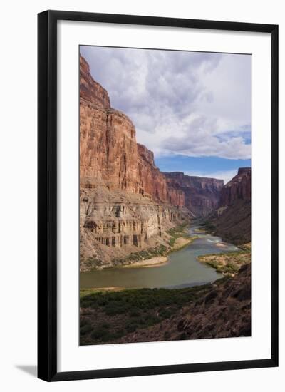 The Beautiful Scenery of the Colorado River in the Grand Canyon at Nankoweap Point, Arizona, USA-Michael Runkel-Framed Photographic Print