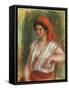 The Beautiful Sicilian-Pierre-Auguste Renoir-Framed Stretched Canvas