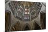 The Beautiful Stained Glass Above the Choir in the Abbaye De La Trinite-Julian Elliott-Mounted Photographic Print