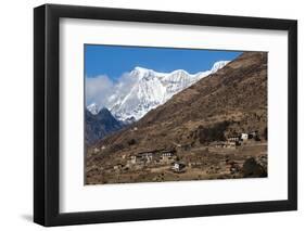 The Beautiful Village of Laya in the Himalayas, Bhutan, Asia-Alex Treadway-Framed Photographic Print