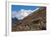 The Beautiful Village of Laya in the Himalayas, Bhutan, Asia-Alex Treadway-Framed Photographic Print