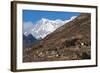 The Beautiful Village of Laya in the Himalayas, Bhutan, Asia-Alex Treadway-Framed Photographic Print