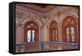 The Beautiful Woodwork in Chiniot Palace in Pakistan-Yasir Nisar-Framed Stretched Canvas