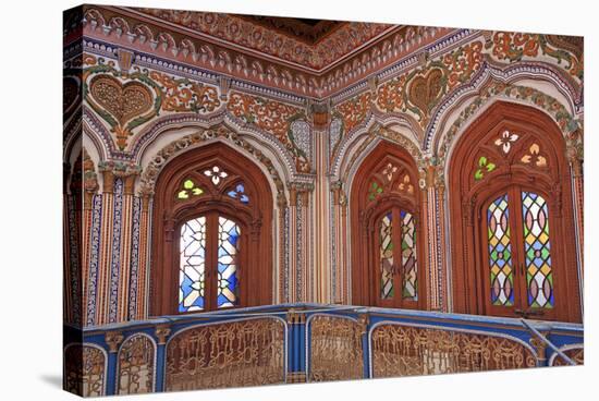 The Beautiful Woodwork in Chiniot Palace in Pakistan-Yasir Nisar-Stretched Canvas