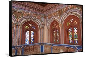 The Beautiful Woodwork in Chiniot Palace in Pakistan-Yasir Nisar-Framed Stretched Canvas