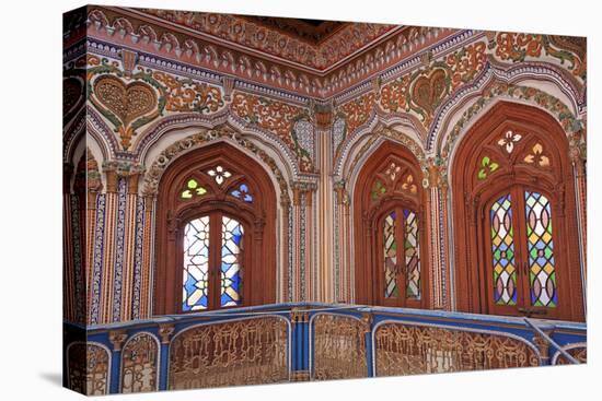 The Beautiful Woodwork in Chiniot Palace in Pakistan-Yasir Nisar-Stretched Canvas