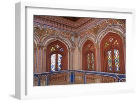 The Beautiful Woodwork in Chiniot Palace in Pakistan-Yasir Nisar-Framed Photographic Print