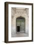 The beautifully decorated entrance door to the chateau at Chenonceau, Indre et Loire, Loire Valley,-Julian Elliott-Framed Photographic Print