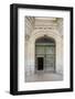 The beautifully decorated entrance door to the chateau at Chenonceau, Indre et Loire, Loire Valley,-Julian Elliott-Framed Photographic Print