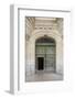 The beautifully decorated entrance door to the chateau at Chenonceau, Indre et Loire, Loire Valley,-Julian Elliott-Framed Photographic Print