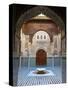 The Beautifully Ornate Interior of Madersa Bou Inania, Fes, Morocco-Doug Pearson-Stretched Canvas