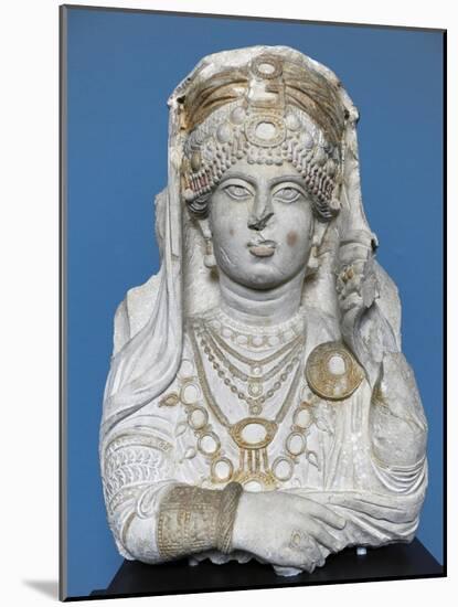 The Beauty of Palmyra. C. 190-210 A.C. Limestone. Carlsberg Glyptotek Museum. Copenhagen. Denmark-null-Mounted Giclee Print