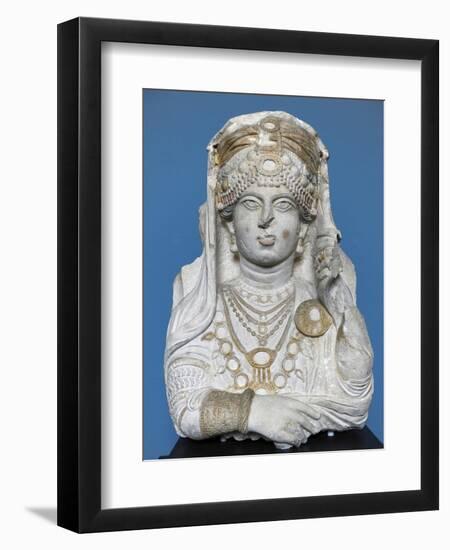 The Beauty of Palmyra. C. 190-210 A.C. Limestone. Carlsberg Glyptotek Museum. Copenhagen. Denmark-null-Framed Giclee Print