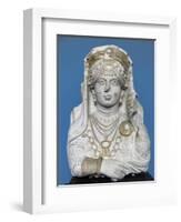 The Beauty of Palmyra. C. 190-210 A.C. Limestone. Carlsberg Glyptotek Museum. Copenhagen. Denmark-null-Framed Giclee Print