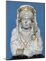 The Beauty of Palmyra. C. 190-210 A.C. Limestone. Carlsberg Glyptotek Museum. Copenhagen. Denmark-null-Mounted Giclee Print