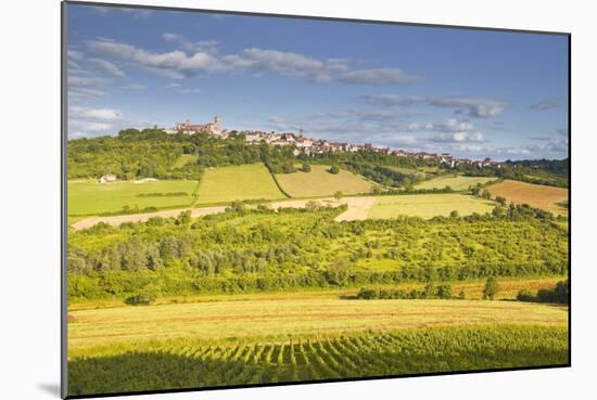 The Beaux Village De France of Vezelay in the Yonne Area, Burgundy, France, Europe-Julian Elliott-Mounted Photographic Print