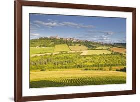 The Beaux Village De France of Vezelay in the Yonne Area, Burgundy, France, Europe-Julian Elliott-Framed Photographic Print