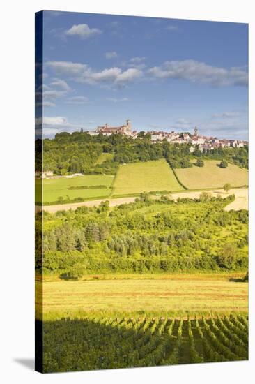 The Beaux Village De France of Vezelay in the Yonne Area, Burgundy, France, Europe-Julian Elliott-Stretched Canvas