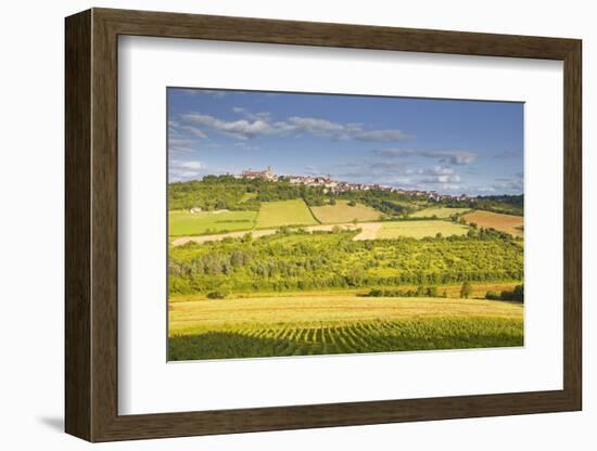 The Beaux Village De France of Vezelay in the Yonne Area, Burgundy, France, Europe-Julian Elliott-Framed Photographic Print