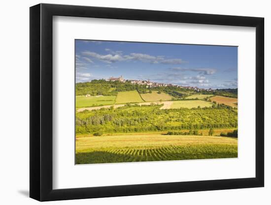 The Beaux Village De France of Vezelay in the Yonne Area, Burgundy, France, Europe-Julian Elliott-Framed Photographic Print