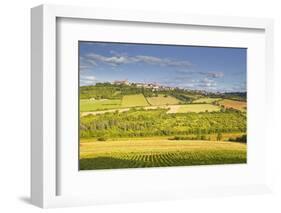 The Beaux Village De France of Vezelay in the Yonne Area, Burgundy, France, Europe-Julian Elliott-Framed Photographic Print