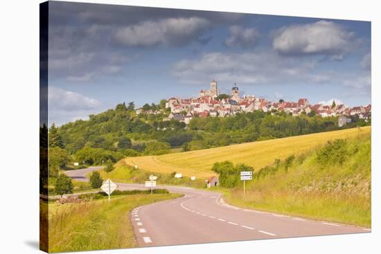 The Beaux Village De France of Vezelay in the Yonne Area of Burgundy, France, Europe-Julian Elliott-Stretched Canvas