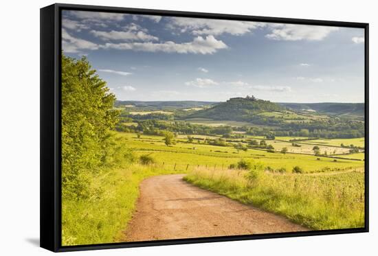 The Beaux Village De France of Vezelay in the Yonne Area of Burgundy, France, Europe-Julian Elliott-Framed Stretched Canvas