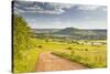 The Beaux Village De France of Vezelay in the Yonne Area of Burgundy, France, Europe-Julian Elliott-Stretched Canvas