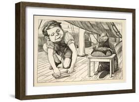 The Beaver Kept Looking the Opposite Way'-Henry Holiday-Framed Giclee Print