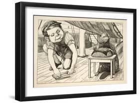 The Beaver Kept Looking the Opposite Way'-Henry Holiday-Framed Giclee Print